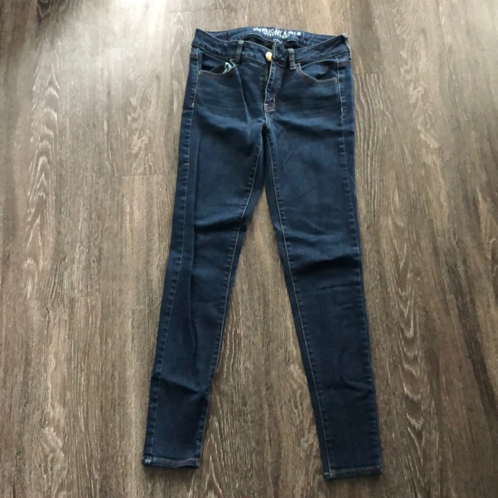 Dark wash jegging
